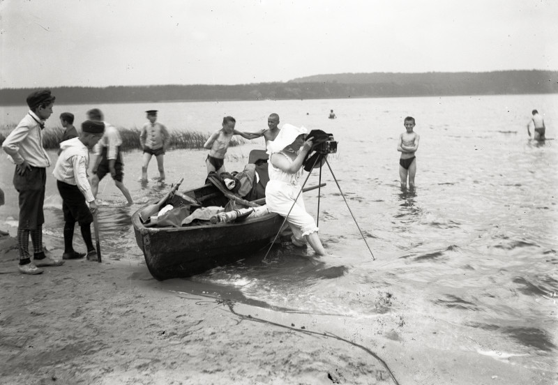 Marie Goslich bei der Arbeit